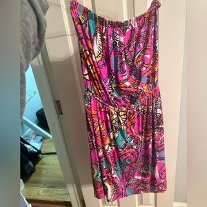 Lilly Pulitzer strapless dress